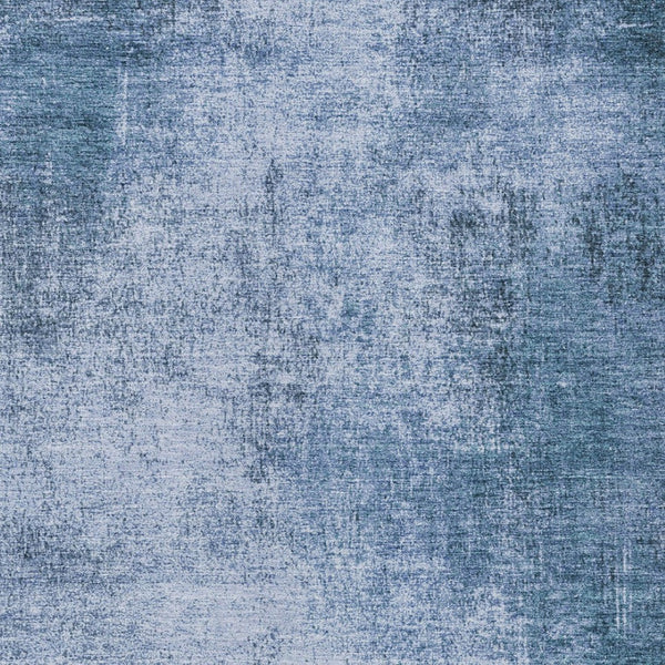 HomeRoots 9' Durable Abstract Blue and Sky Blue Area Rug - Washable for Indoor and Outdoor High-Traffic Spaces 625305