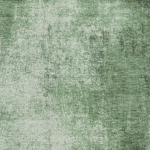 HomeRoots 9' X 12' Washable Green and Charcoal Abstract Area Rug for Indoor/Outdoor Durability and Style 625311