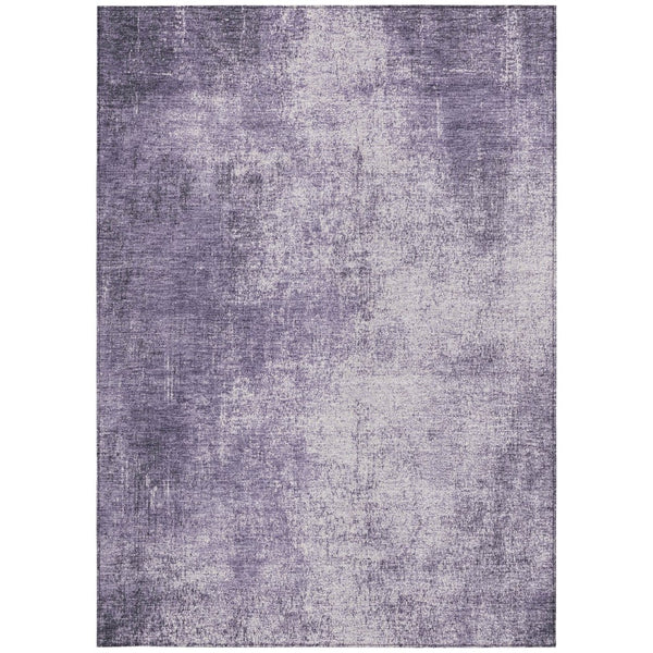HomeRoots 5' X 8' Stylish Lavender & Lilac Abstract Washable Area Rug for Indoor/Outdoor Versatility & Durability 625314