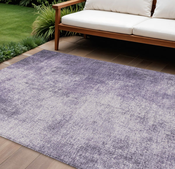 HomeRoots 5' X 8' Stylish Lavender & Lilac Abstract Washable Area Rug for Indoor/Outdoor Versatility & Durability 625314