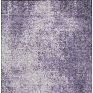 HomeRoots 9' X 12' Lavender & Lilac Abstract Washable Rug - Stylish, Durable, Ideal for Indoor & Outdoor Use 625317