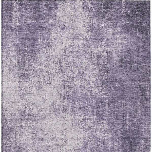HomeRoots 9' X 12' Lavender & Lilac Abstract Washable Rug - Stylish, Durable, Ideal for Indoor & Outdoor Use 625317