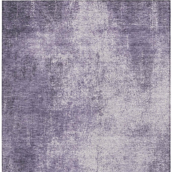 HomeRoots 9' X 12' Lavender & Lilac Abstract Washable Rug - Stylish, Durable, Ideal for Indoor & Outdoor Use 625317