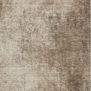HomeRoots 5' Taupe and Brown Abstract Washable Area Rug – Stylish Indoor/Outdoor Design for High-Traffic Spaces 625320