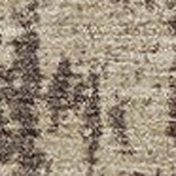 HomeRoots 8' X 10' Washable Chocolate and Taupe Abstract Area Rug - Stylish, Durable, and Versatile for Any Space 625328
