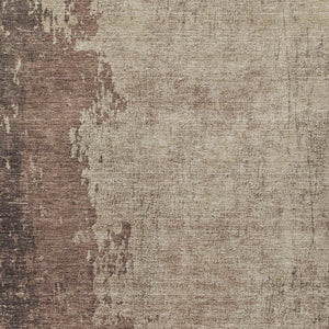 HomeRoots 9' X 12' Chocolate And Taupe Abstract Area Rug – Durable, Washable, Stylish for Indoor & Outdoor Use 625329