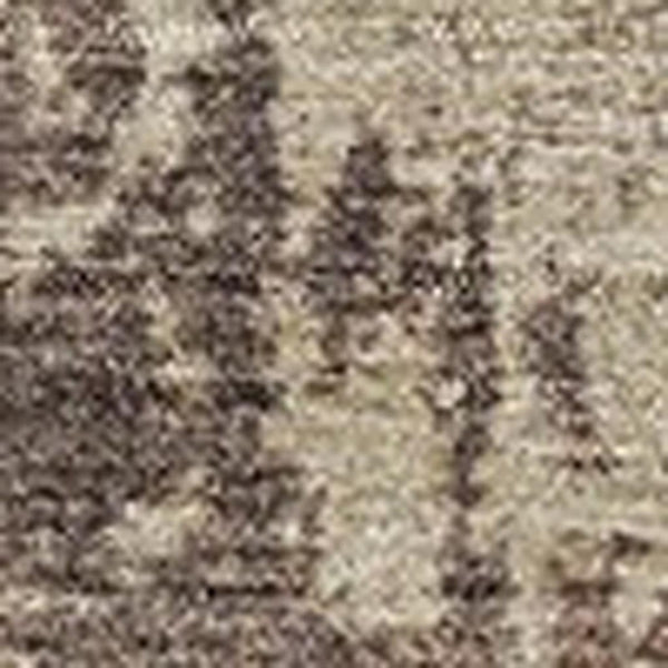 HomeRoots 9' X 12' Chocolate And Taupe Abstract Area Rug – Durable, Washable, Stylish for Indoor & Outdoor Use 625329