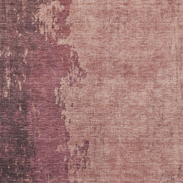 HomeRoots 10' X 14' Coral and Mauve Abstract Rug – Stylish, Washable, Durable for Indoor/Outdoor Use & High Traffic 625336