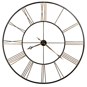 Hekman Furniture 625406 Postema Oversized Wall Clock – Elegant Antique Gold & Black Design, Quartz Movement, Durable Decor Metal Postema Wall Clock 625406