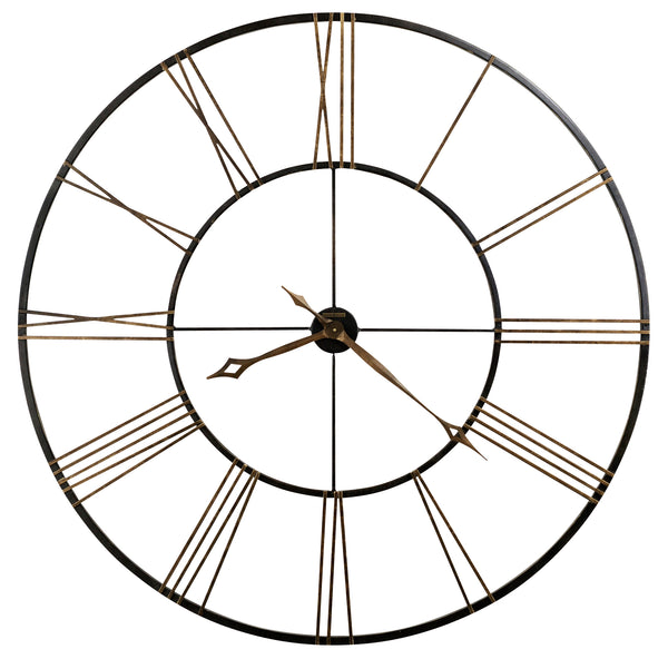 Hekman Furniture 625406 Postema Oversized Wall Clock – Elegant Antique Gold & Black Design, Quartz Movement, Durable Decor Metal Postema Wall Clock 625406