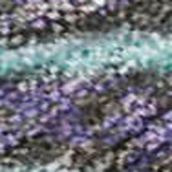 HomeRoots 9' X 12' Teal Blue and Charcoal Abstract Washable Rug - Stylish, Durable, Indoor/Outdoor Versatility! 625461