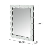 Christopher Knight Home® - Noble House - - Curved Deco Mirror