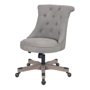 OSP Home Furnishings Hannah Tufted Office Chair Fog