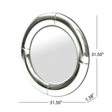 Christopher Knight Home® - Noble House - Faron Glam Circular Wall Mirror