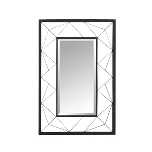 English Elm Christopher Knight Home® - DECO Tempered Glass Rectangle Mirror with Faux Wood Frame, Handcrafted, No Assembly, 40.5x29x4 in 62551.00