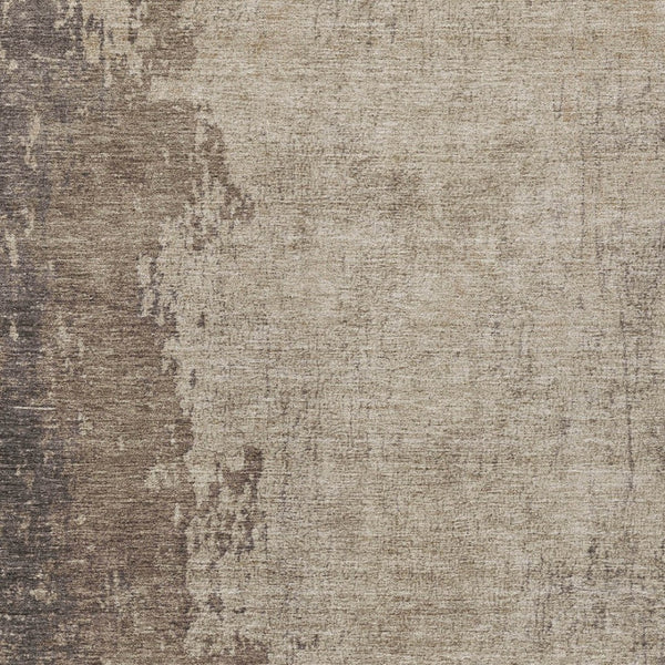 HomeRoots 9' X 12' Taupe and Beige Abstract Area Rug - Stylish, Washable, Indoor/Outdoor Use, Durable Design 625575