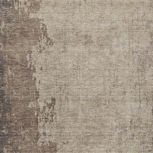 HomeRoots 10' X 14' Taupe and Beige Abstract Washable Indoor Outdoor Rug - Stylish, Durable, Easy Care Design! 625576