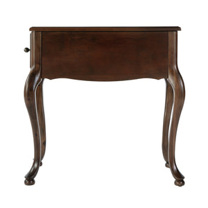 Butler Specialty Company Andre Elegant Wood End Table With Curved Legs And Functional Drawer Storage Cherry Rubberwood,Mdf,Acacia,Pine,Plywood 6256024-butler