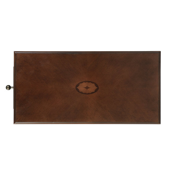 Butler Specialty Company Andre Elegant Wood End Table With Curved Legs And Functional Drawer Storage Cherry Rubberwood,Mdf,Acacia,Pine,Plywood 6256024-butler