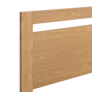 HomeRoots Brown Wood Queen Bed Frame - Modern Minimalist Platform Design for Stylish Comfort & Support 625646