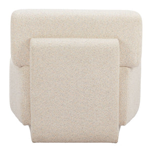 HomeRoots 34" Beige Upholstered Side Chair - Modern Comfort With Durable Design for Any Space, No Assembly Needed! 625665