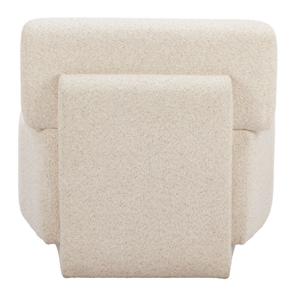 HomeRoots 34" Beige Upholstered Side Chair - Modern Comfort With Durable Design for Any Space, No Assembly Needed! 625665