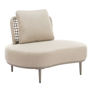 HomeRoots 43" Beige Fabric Side Chair - Modern Comfort with Slipcover, Durable Frame & Soft Cushioning for Any Room 625666