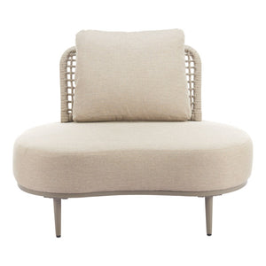 HomeRoots 43" Beige Fabric Side Chair - Modern Comfort with Slipcover, Durable Frame & Soft Cushioning for Any Room 625666