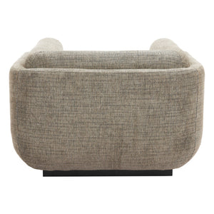 HomeRoots 41" Modern Green Upholstered Arm Chair with Black Accents - Fully Assembled Comfort for Any Space 625667