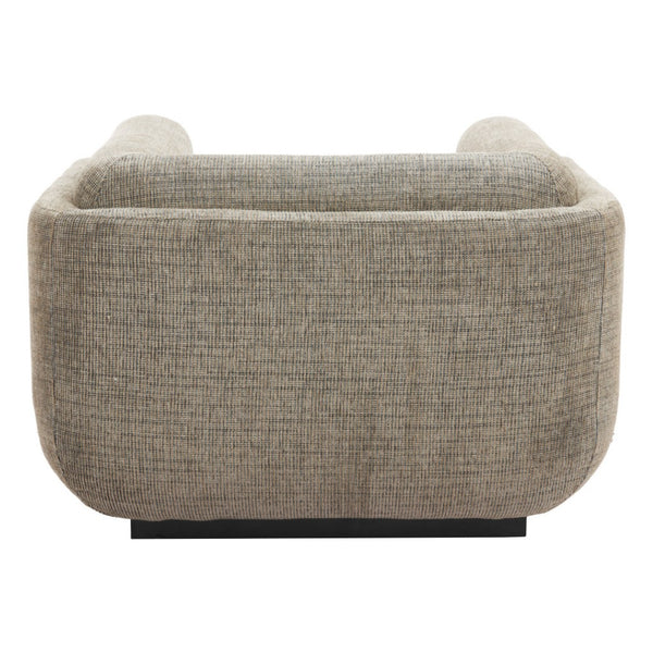 HomeRoots 41" Modern Green Upholstered Arm Chair with Black Accents - Fully Assembled Comfort for Any Space 625667