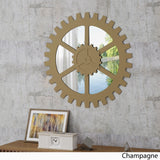 Christopher Knight Home® - Noble House - Delmore Industrial Gear Wall Mirror, Champagne