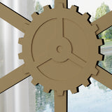 Christopher Knight Home® - Noble House - Delmore Industrial Gear Wall Mirror, Champagne