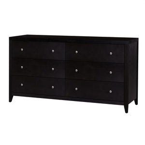Butler Specialty Butler sleek 6-drawer dresser 60" W — durable lacquer finish, soft-close drawers, modern storage solution Coffee 6257451