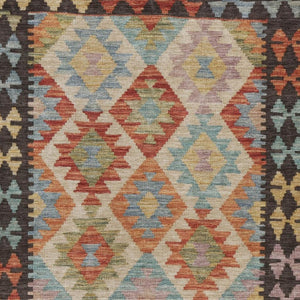HomeRoots 8' X 10' Vibrant Rust, Gold & Orange Tribal Area Rug - Washable, Durable for Indoor & Outdoor Use! 625753