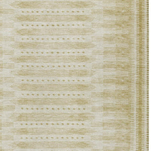HomeRoots 8' X 10' Gold and Beige Geometric Area Rug - Durable, Washable Indoor/Outdoor Design for Any Space 625813