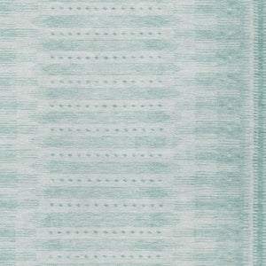 HomeRoots 5' X 8' Turquoise & Aqua Geometric Rug – Stylish, Washable Indoor/Outdoor Area Rug for All Spaces 625841
