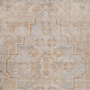 HomeRoots 10' Copper and Beige Medallion Indoor Outdoor Area Rug – Stylish, Washable, and Durable Design for All Spaces 625851