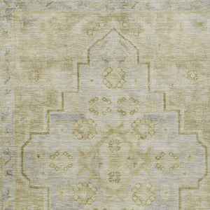 HomeRoots 5' X 8' Gold and Beige Medallion Rug - Stylish, Durable, Washable Indoor/Outdoor Area Decor for Any Space 625853