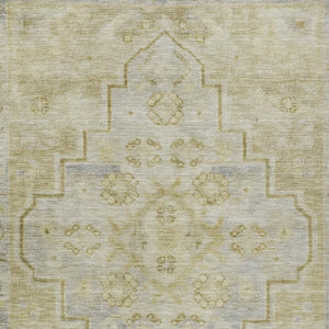 HomeRoots 9' X 12' Elegant Gold and Beige Medallion Area Rug - Washable, Durable for Indoor and Outdoor Use 625856