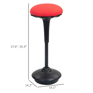 English Elm Dynamic Active Stool Ergonomic Swivel Seat with Tilt Range for Standing Desk Use T3971P409647