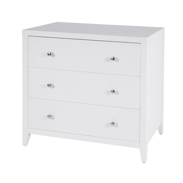 Butler Specialty Company Dana Modern 3 Drawer Chest for Stylish Storage in Bedrooms and Guest Suites