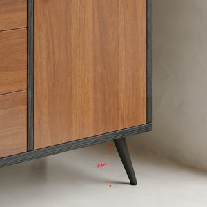 English Elm 29.9" Floating Bathroom Vanity Sintered Stone Top Soft Close Drawers Bronze Gold Hardware Black,Gold,Walnut,White W3136S00044