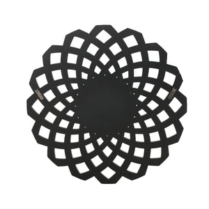 English Elm Christopher Knight Home® - MIRROR Flower Wall Silver Mirror — 31.5" Handcrafted Faux Wood Framed Decorative Round Accent Piece 62612.00