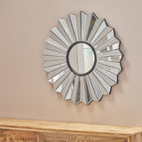 Christopher Knight Home® - Noble House - Jacques Glam Flower Wall Mirror