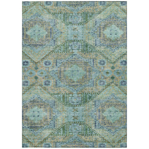HomeRoots 8' X 10' Vibrant Moroccan Quatrefoil Area Rug – Washable, Stain-Resistant for Indoor & Outdoor Use! 626173