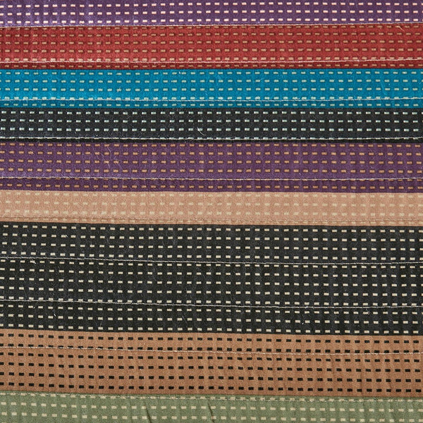 English Elm 6 Tissa Reversible Daybed Cover Set Quilted Multicolor Stripe & Chevron Pillow Twin Fit Charming Lodge-Inspired Look Multi 17.72 L x 15.75 W x 8.27 H B03597492