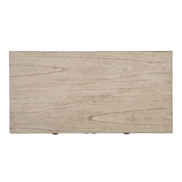 Butler Specialty Butler Flagstaff 30" Rectangular Cane Accent Chest in Rustic Gray — Compact 1-Drawer 2-Door Storage Elegance 6263449