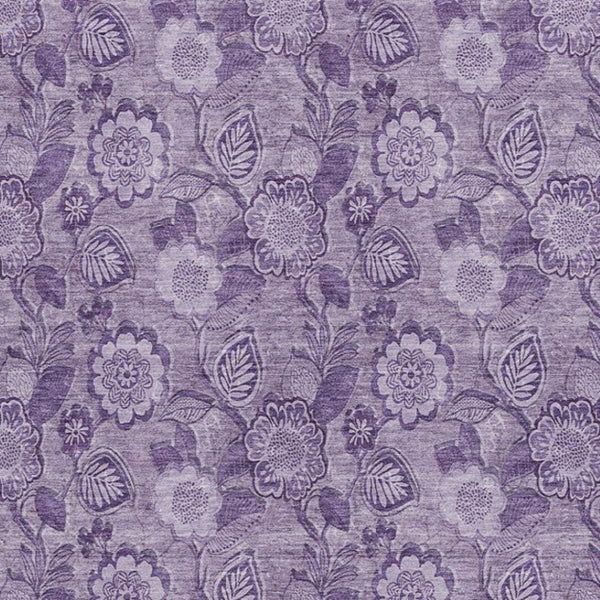 HomeRoots 5' Vibrant Floral Washable Area Rug for Indoor and Outdoor Spaces - Perfect for High-Traffic Homes! 5' X 8' 626619