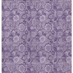 HomeRoots 5' Vibrant Floral Washable Area Rug for Indoor and Outdoor Spaces - Perfect for High-Traffic Homes! 8' X 10' 626621