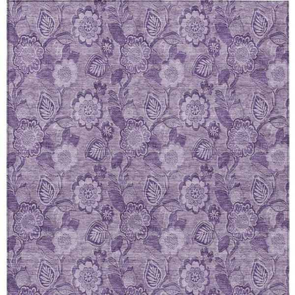 HomeRoots 5' Vibrant Floral Washable Area Rug for Indoor and Outdoor Spaces - Perfect for High-Traffic Homes! 8' X 10' 626621